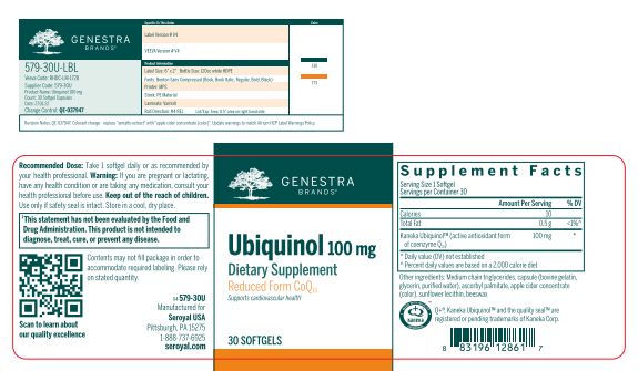 Ubiquinol 100 mg (30 caps) by Genestra Brands