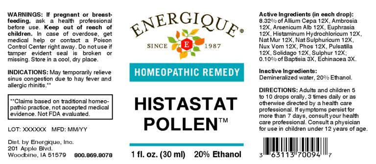 Histastat Pollen 1oz by Energique