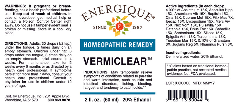 Vermiclear 2oz by Energique