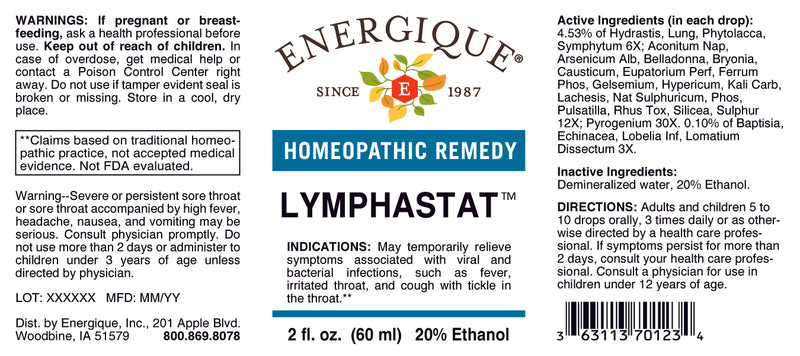 Lymphastat 2 oz by Energique