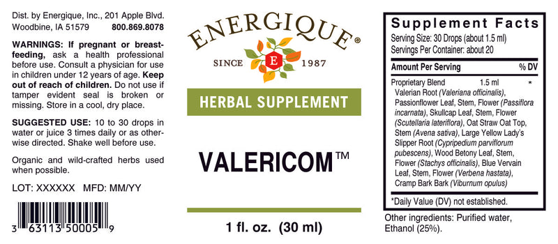 Valericom 1oz by Energique