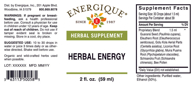 Herbal Energy 2 oz by Energique