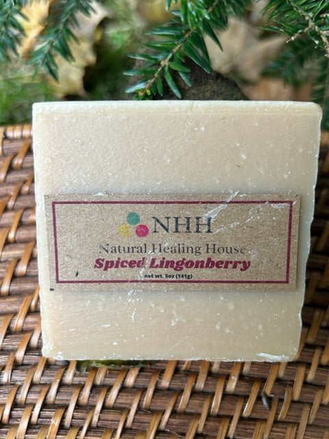 Spiced Lingonberry Handcrafted Soap 5 oz by Natural Healing House