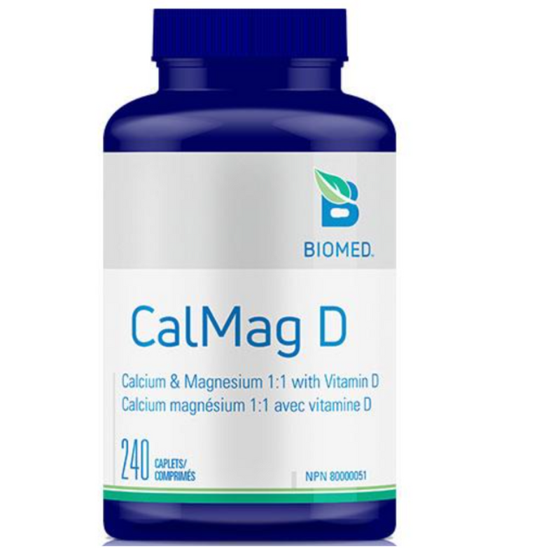 CalMag D 1:1 240 caplets by BioMed