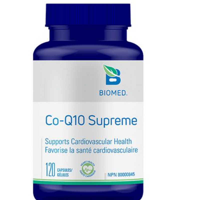 Co-Q10 Supreme (with VitE) 120 capsules by BioMed