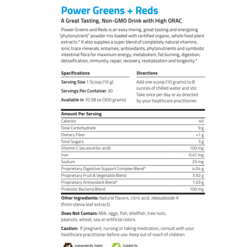 Power Greens  Berry  10.58 oz  by Numedica