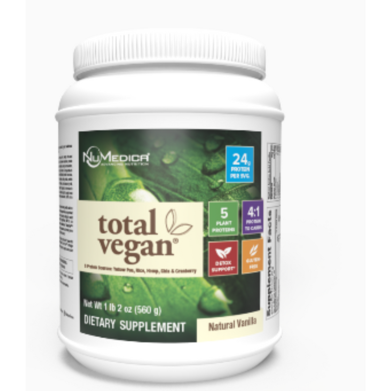 Total Vegan Natural Vanilla  Delight Powder 1.20 lbs by Numedica
