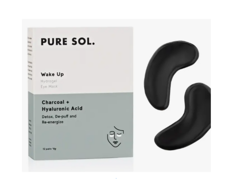 Wake Up Hydrogel Eye Patch Charcoal + Hyaluronic Acid 1 pair