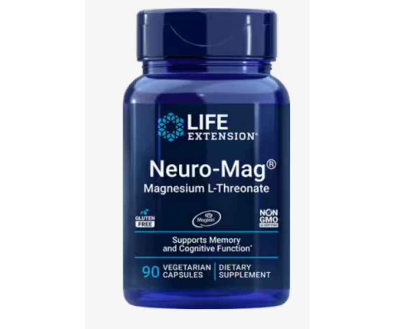 Neuro-Mag® Magnesium L-Threonate 90 veg caps by Life Extension