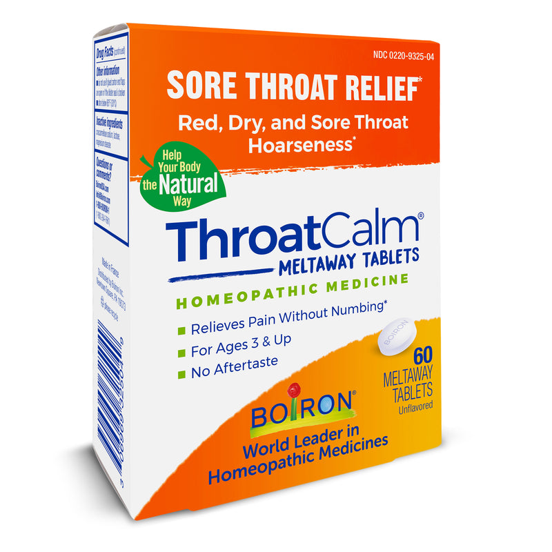 ThroatCalm Tablets 60 tabs by Boiron