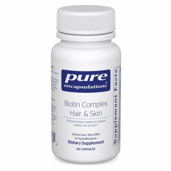 Biotin Complex Hair and Skin 60 Caps by Pure Encapsulations