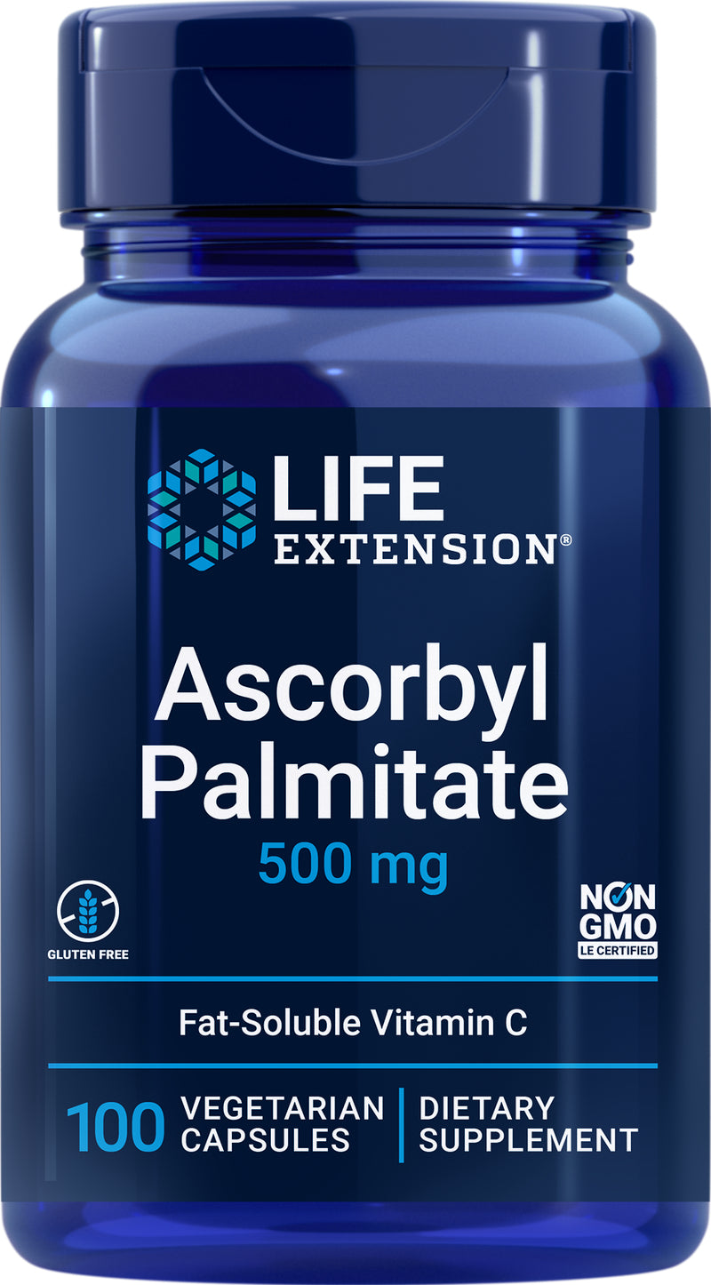 Ascorbyl Palmitate 500 mg, 100 veg caps by Life Extension
