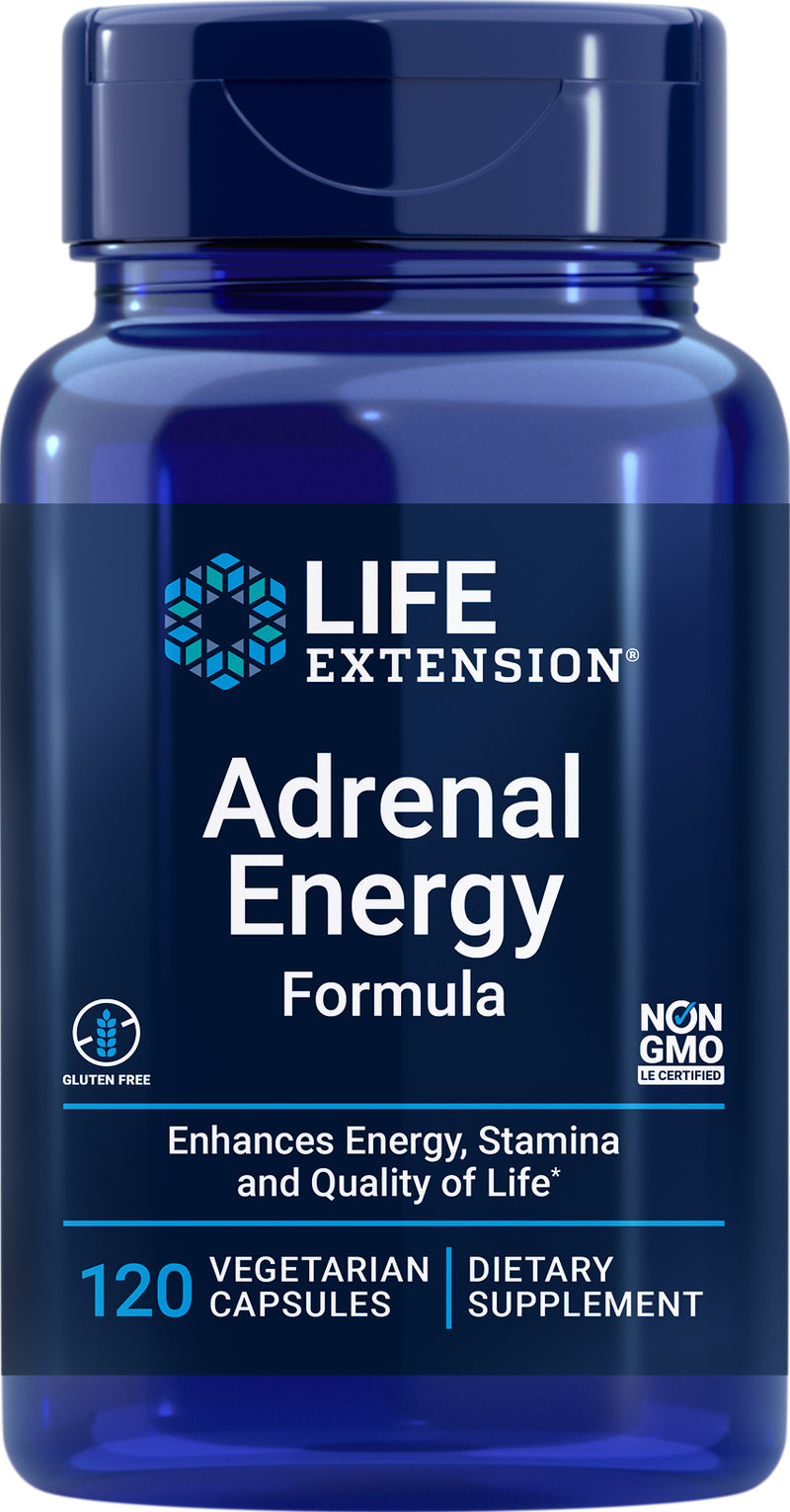 Adrenal Energy Formula 120 veg caps by Life Extension