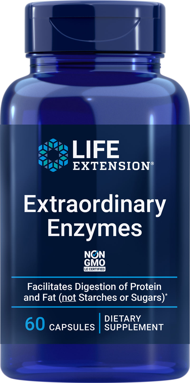 Extraordinary Enzymes 60 caps by LIfe Extension