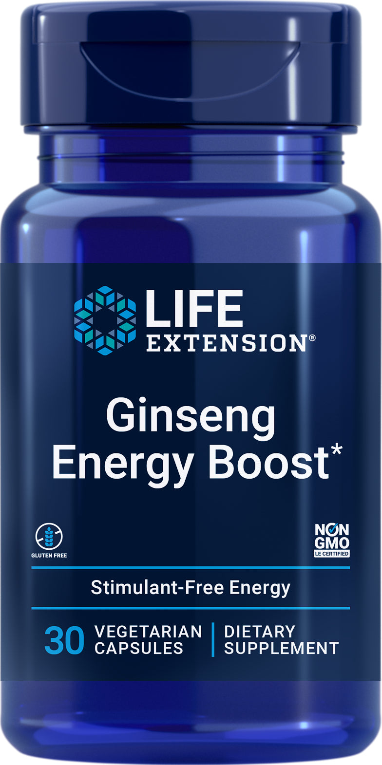 Ginseng Energy Boost 30 veg caps by Life Extension