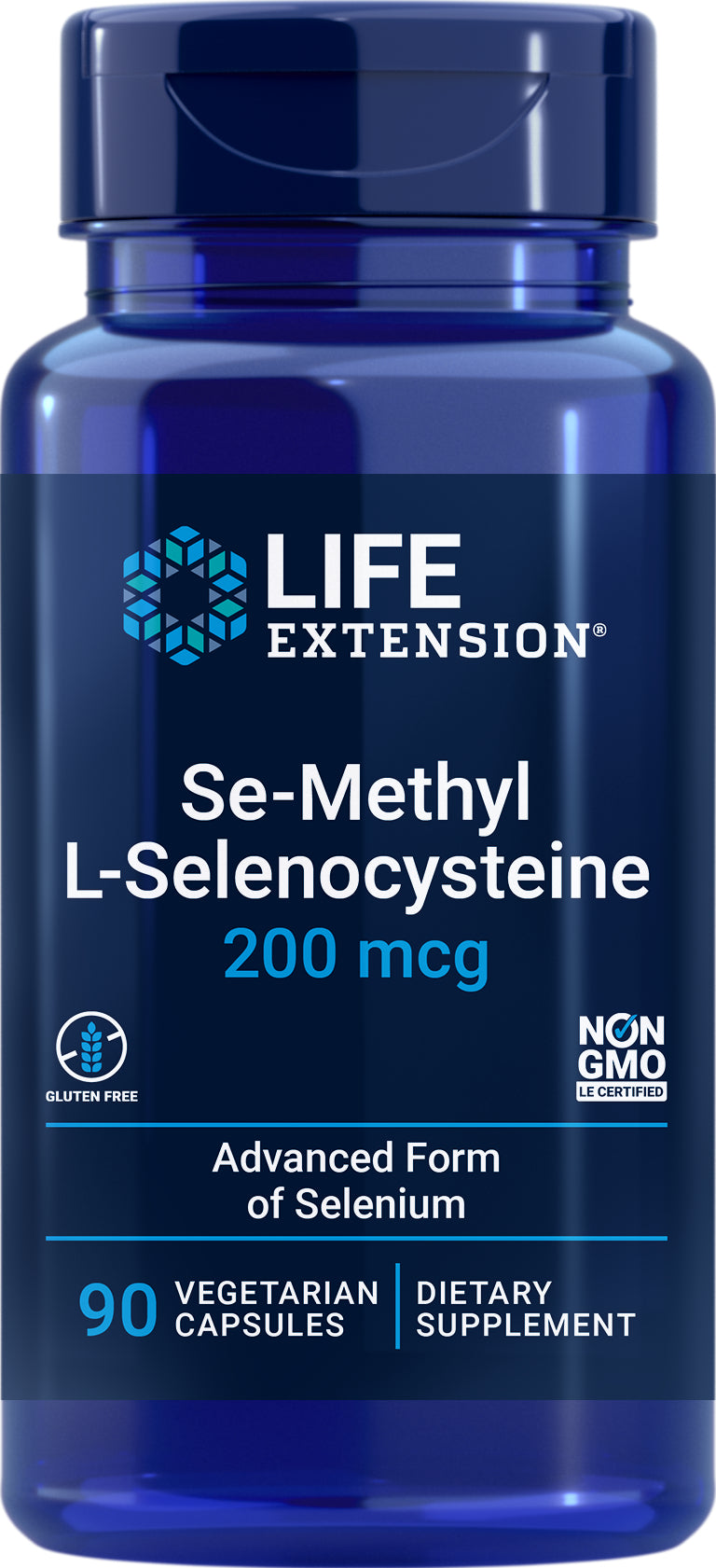 Se-Methyl L-Selenocysteine 200 mcg, 90 veg caps by Life Extension