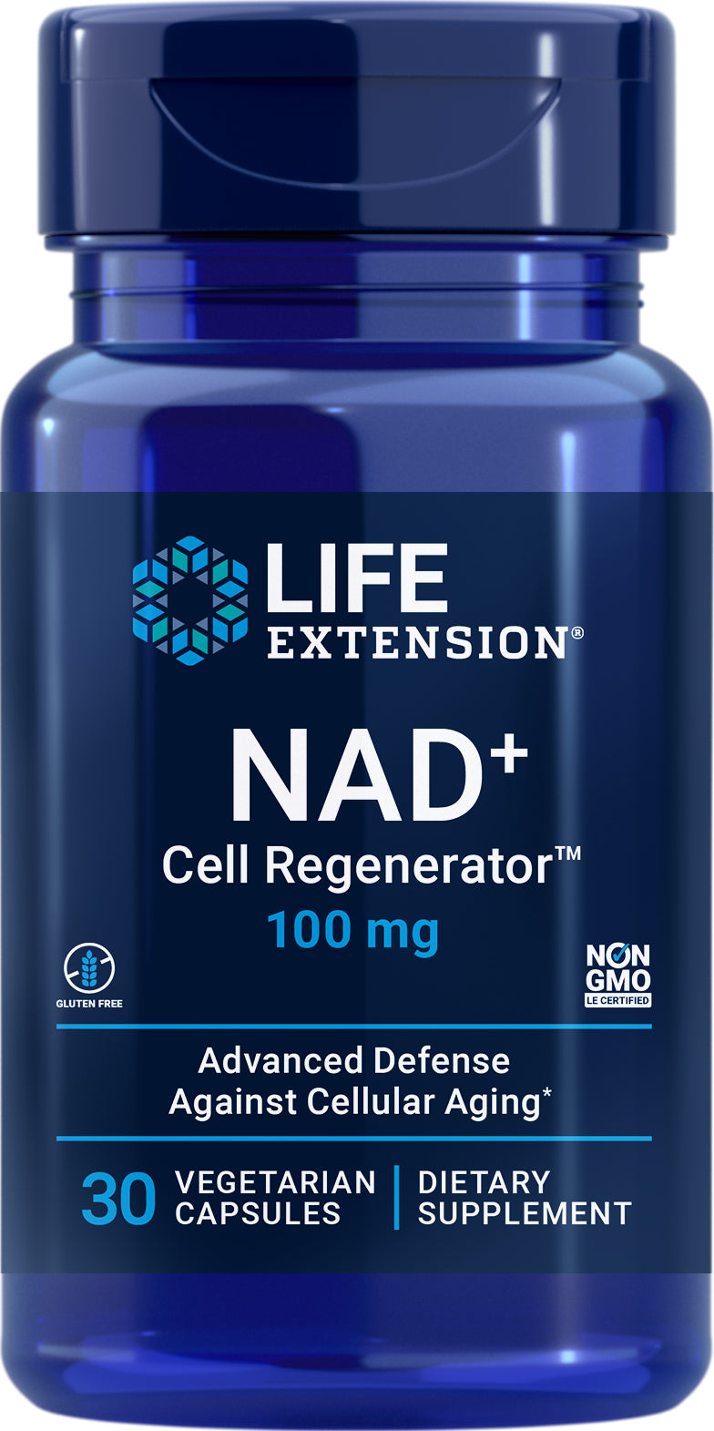NAD+ Cell Regenerator™ 100 mg, 30 veg caps by Life Extension