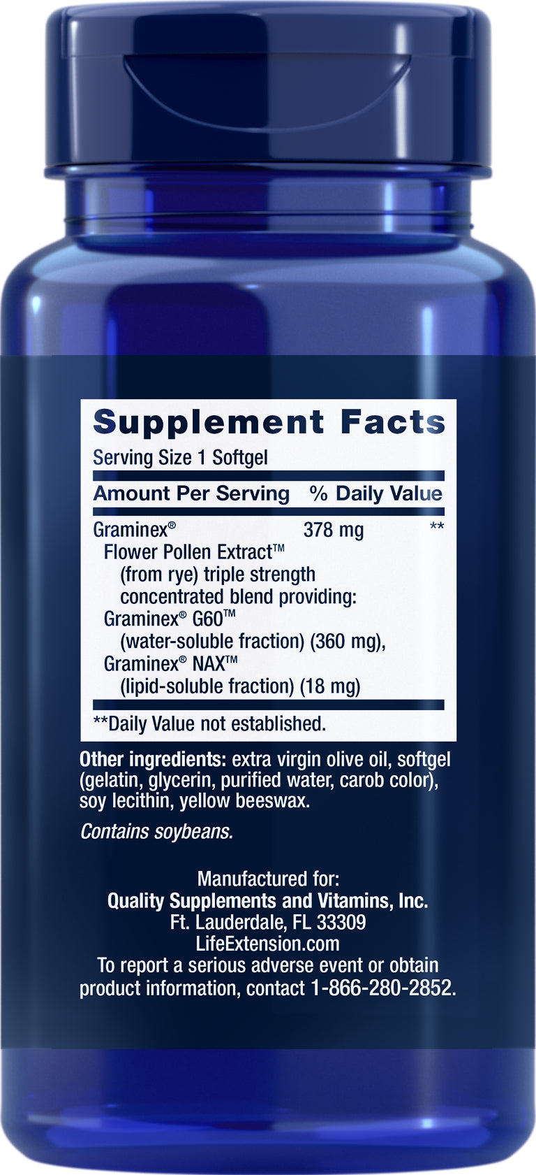 Triple Strength ProstaPollen™ 30 softgels by Life Extension