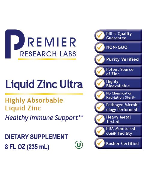 Liquid Zinc Ultra (Liquid Zinc Assay) (8 fl oz)by Premier Research Labs