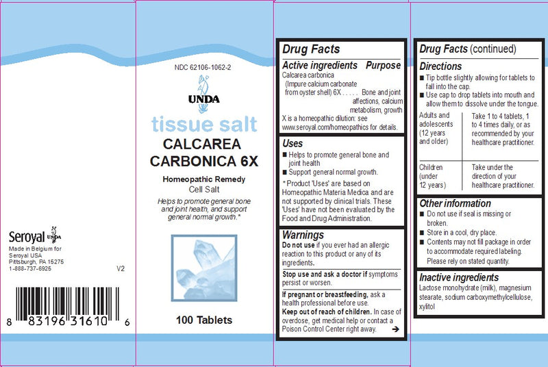 Calcarea Carbonica 6X (Salt) 100 tabs (15 g) by Unda
