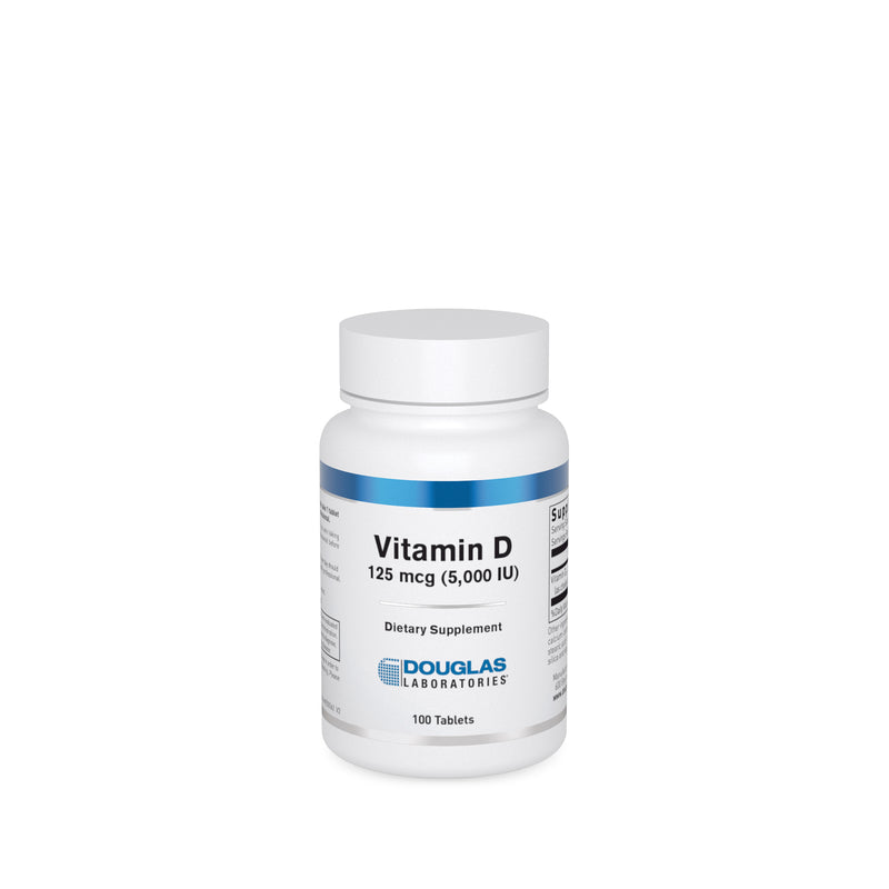 Vitamin D 125 mcg (5,000 I.U.) (100 tabs) by Douglas Laboratories