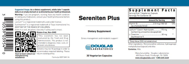 Sereniten Plus (30 V-caps) by Douglas Laboratories