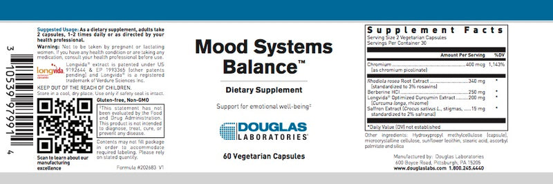 Mood Systems Balance (30 V-caps) by Douglas Laboratories