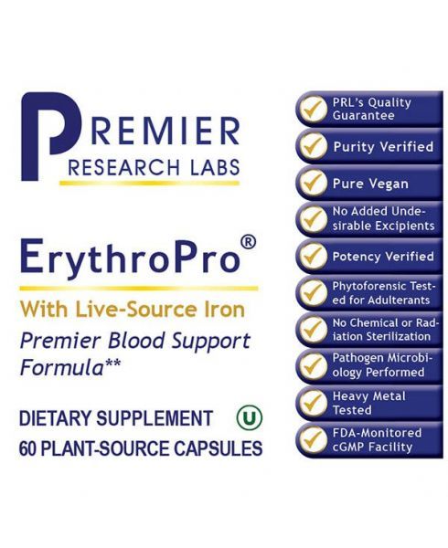 ErythroPro (60 Capsules) by Premier Research Labs