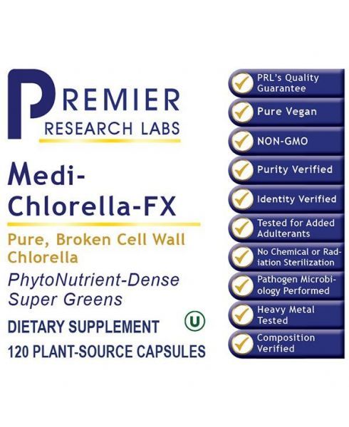 Medi Chlorella-FX, Premier (120 Capsules) by Premier Research Labs