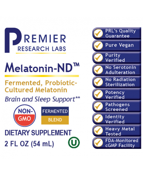 Fermented Melatonin-ND (2 fl oz)by Premier Research Labs