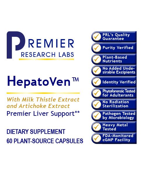 HepatoVen (60 Capsules) by Premier Research Labs