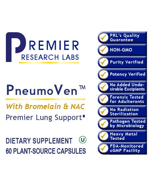 PneumoVen (60 Capsules) by Premier Research Labs