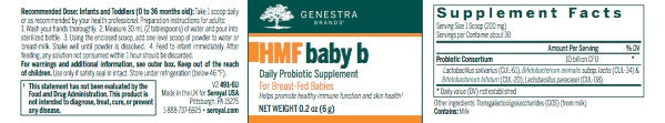 HMF Baby B (6 gr) by Genestra Brands