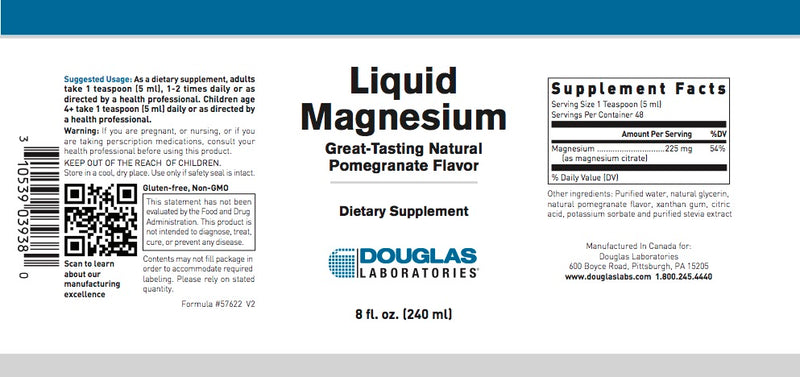 Liquid Magnesium 8oz  by Douglas Laboratories