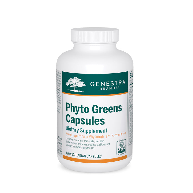 Phyto Greens Capsules 180 caps - by Genestra Brands