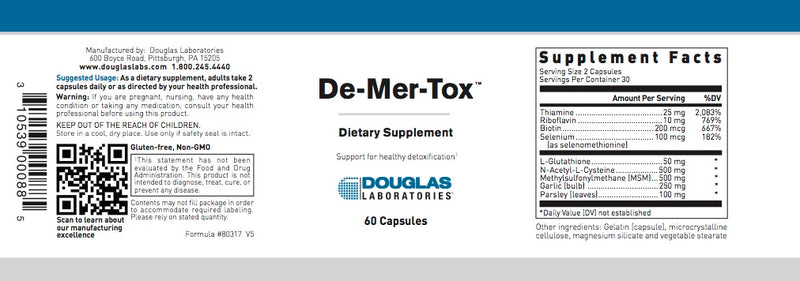 De-Mer-Tox (60 caps) by Douglas Laboratories