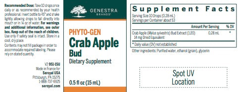 Crab Apple Bud (15 ml) by Genestra Brands