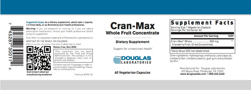 Cran-Max (60 V-caps) by Douglas Laboratories