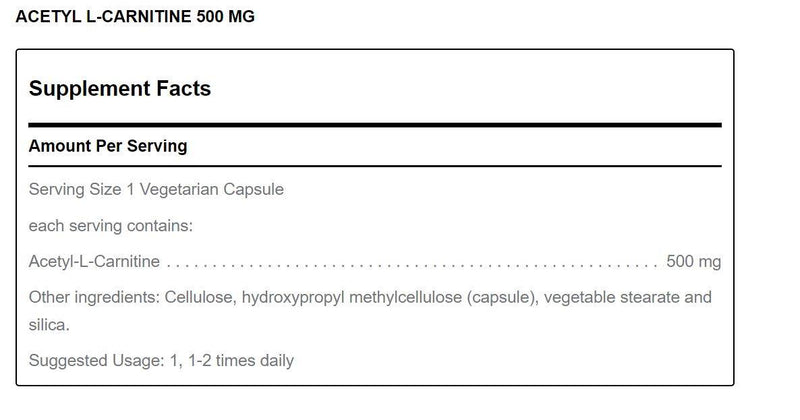 Acetyl-L-Carnitine (60 caps) by Douglas Laboratories