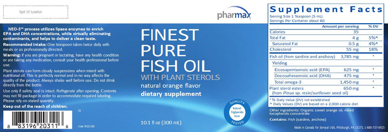 FPFO with Plant Sterols (300 ml) by Pharmax