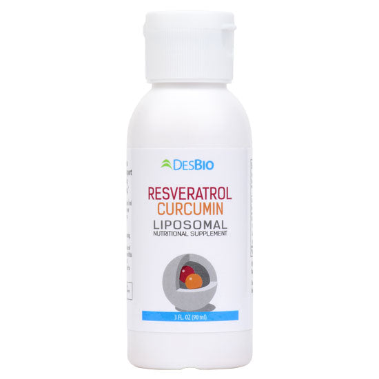 Liposomal Resveratrol Curcumin (3 fl oz) by DesBio