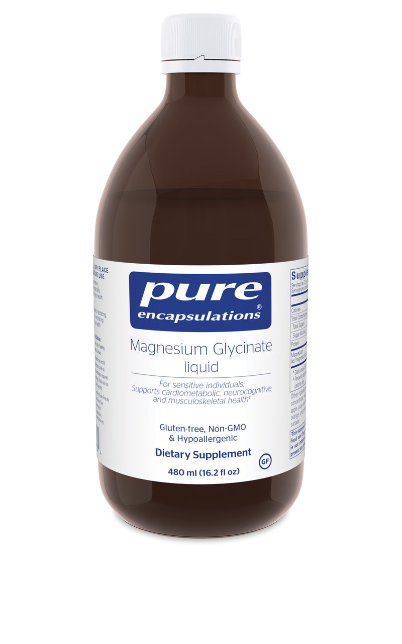 Magnesium Glycinate liquid 480 ml by Pure Encapsulations