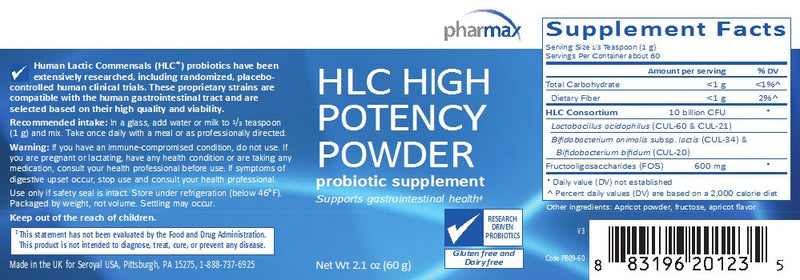 HLC High Potency (60gr pwdr) by Pharmax