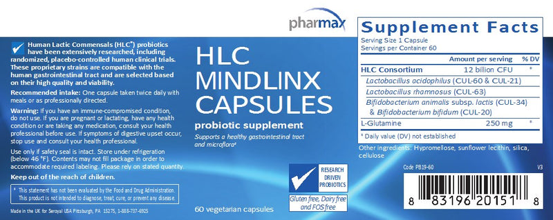 HLC MindLinx (60 caps) by Pharmax