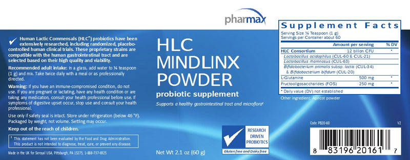 HLC MindLinx (60 gr pwdr) by Pharmax