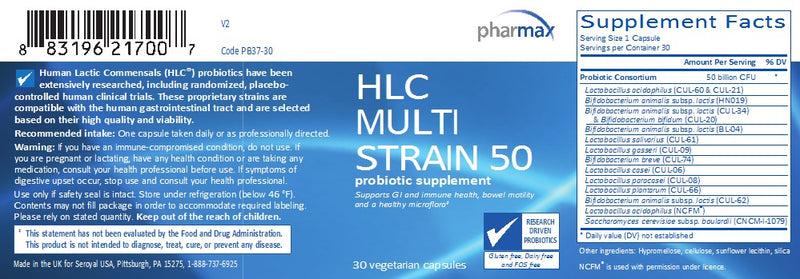 HLC Multistrain 50 (30 caps) by Pharma