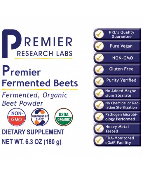 Fermented Beets ( 6.3 OZ Powder)  - by Premier Research Labs