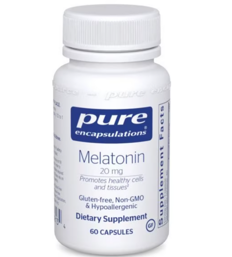 Melatonin 20 Mg. 60 caps  by Pure Encapsulations