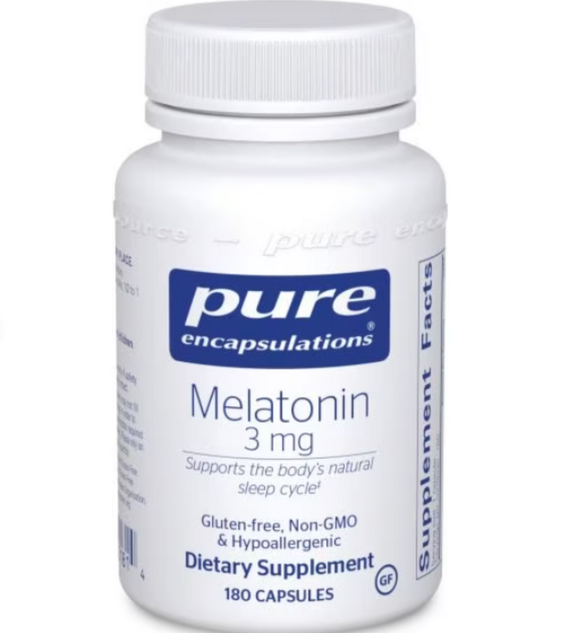 Melatonin 3 Mg. 180 caps  by Pure Encapsulations