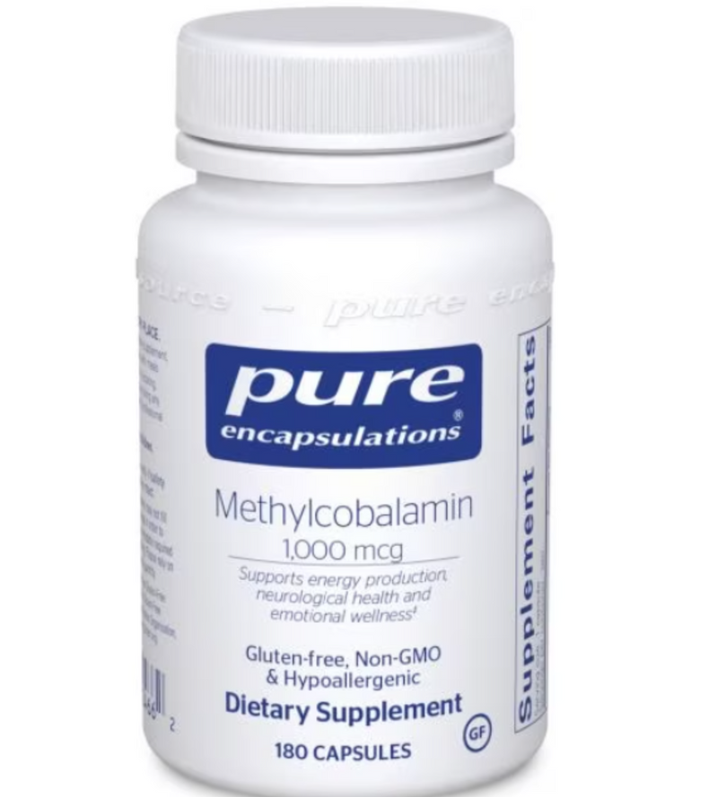 Methylcobalamin 1000 mcg 180 caps by Pure Encapsulations